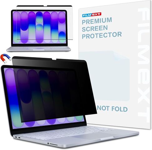 شاشة خصوصية مغناطيسية من FILMEXT لجهاز Macbook Neo 13 بوصة (إصدار 2026، A18 Pro)، واقي شاشة كمبيوتر محمول قابل للإزالة مضاد للضوء الأزرق ومضاد للتجسس لجهاز Mac 13in A3404 A3449 in Saudi Arabia