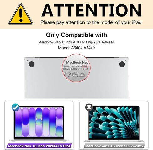 شاشة خصوصية مغناطيسية من FILMEXT لجهاز Macbook Neo 13 بوصة (إصدار 2026، A18 Pro)، واقي شاشة كمبيوتر محمول قابل للإزالة مضاد للضوء الأزرق ومضاد للتجسس لجهاز Mac 13in A3404 A3449 in Saudi Arabia