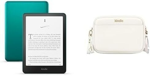 Amazon Kindle Paperwhite Bundle: Includes, Amazon Kindle Paperwhite Signature Edition 32GB | Metallic Jade and Sling Bag | Dune in Saudi Arabia