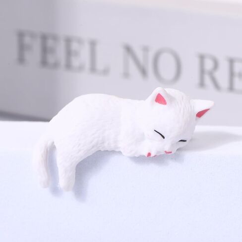 Cat Peeker Phone Charms, Cute Adhesive Animal Accessory, Kawaii Cat Figure Charms, Removable Decoration for Phone Case in Saudi Arabia