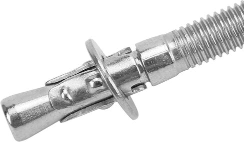 مسمار توسيع RiToEasysports، مجموعة براغي مرساة للتسلق من الفولاذ المقاوم للصدأ 304 مع تصميم قطعة توسيع لتسلق الصخور واستكشاف الكهوف، قوة سحب 25 كيلو نيوتن، طول 8 سم in Saudi Arabia