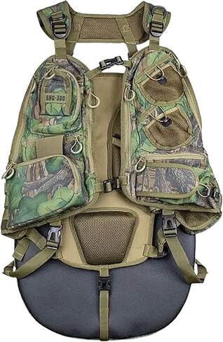 سترة Knight & Hale Run N 'Gun 300 ديك رومي، أوراق الشجر الكاملة من Mossy Oak - سترة ديك رومي 2.5 رطل للصيد - مقعد مبطن قابل للإزالة in Kuwait