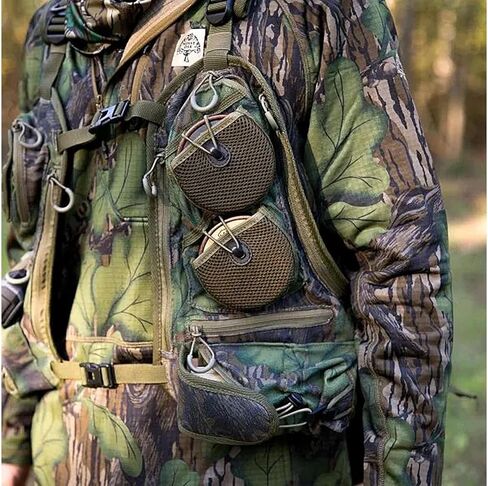 سترة Knight & Hale Run N 'Gun 300 ديك رومي، أوراق الشجر الكاملة من Mossy Oak - سترة ديك رومي 2.5 رطل للصيد - مقعد مبطن قابل للإزالة in Kuwait