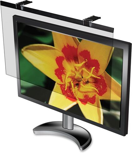 Business Source Wide-Screen LCD Anti-Glare Filter Black in Saudi Arabia