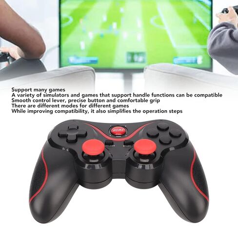 Sanpyl Gaming Controller for Mobile Phone, USB Bluetooth Mobile Phone Gamepad, 400mAh Mobile Game Joystick, for iOS TV CP VR in Saudi Arabia