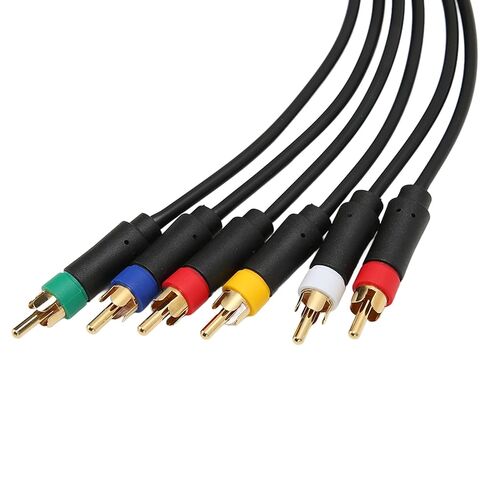 Yosoo Health Gear RGBS AV Cable, 4 BNC Heads Multifunctional Composite Cord High Flexibility for NGC N64 SFC Consoles in Saudi Arabia