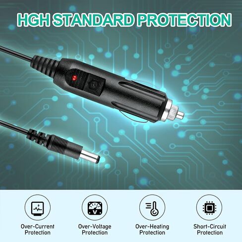 Car Adapter Compatible with Uniden Bearcat BC760XLT BC780XLT BC890XLT Scanner Power Supply, black in Saudi Arabia