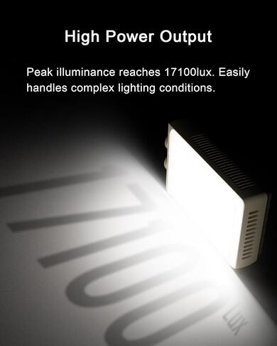 ZHIYUN FIVERAY M40 SE Combo 40W Bi-Color Video Light, 250g Portable Camera Light 17100 Lux 2700K-8500K CRI 95 TLCI 97+ LED Panel DSLR Photography Lighting for YouTube, TikTok in Saudi Arabia