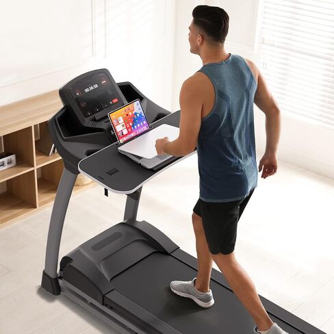 Treadmill Desk Attachment, Universal 36" Laptop Desk for Walking Treadmill | Ergonomic Workstation, Treadmill laptop holder for Home Office, Notebook Stand for Handlebars up to 36", Walk While You Type! in Saudi Arabia