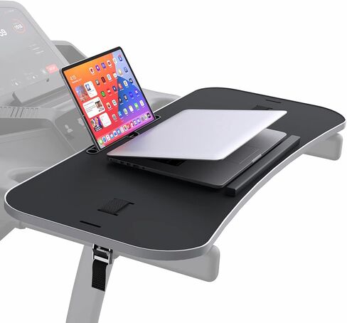Treadmill Desk Attachment, Universal 36" Laptop Desk for Walking Treadmill | Ergonomic Workstation, Treadmill laptop holder for Home Office, Notebook Stand for Handlebars up to 36", Walk While You Type! in Saudi Arabia
