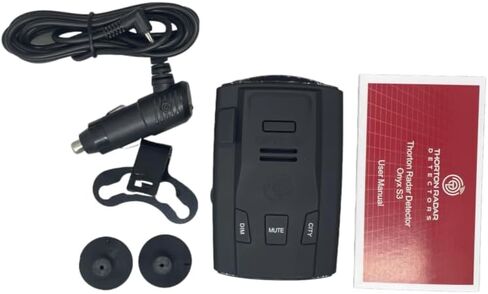 Onyx S3 Radar Detector, Black, Advanced Radar Detection with 1.5km Range, City/Highway Modes, Voice Alerts in Saudi Arabia