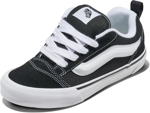 Vans Big Kids' Knu Skool Shoe | '90s Retro Puffy Low-Top Fashion Sneakers for Boys & Girls, Green, 6.5 in Saudi Arabia