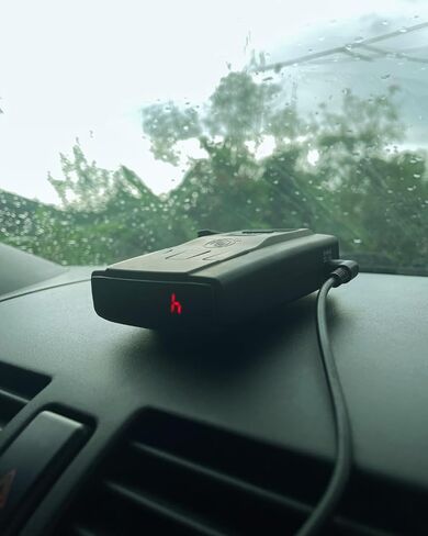 Onyx S3 Radar Detector, Black, Advanced Radar Detection with 1.5km Range, City/Highway Modes, Voice Alerts in Saudi Arabia