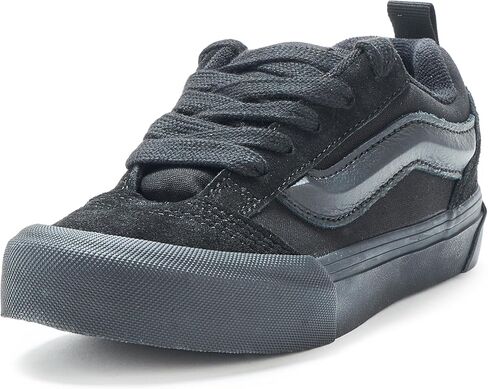 Vans Big Kids' Knu Skool Shoe | '90s Retro Puffy Low-Top Fashion Sneakers for Boys & Girls, Green, 6.5 in Saudi Arabia