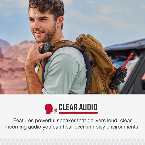 Cobra Shoulder Speaker Microphone - Speaker Mic with Push-to-Talk Button for Cobra Two-Way Radios with 2.5mm Plug in Saudi Arabia
