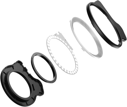 Macro Lens Fill Light Ring Light 3 Colors 5 Levels 2700k-6500k 32LED Lamp Beads 45 Lighting Effect for 37mm/52mm Filter in Saudi Arabia