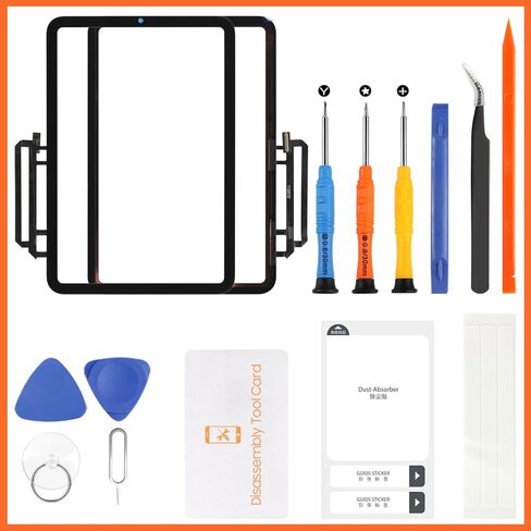 استبدال شاشة تعمل باللمس لجهاز iPad mini 6 A2567 A2568 A2569 8.3 بوصة، لجهاز iPad mini 2021 (Mini 6th Generation) لوحة شاشة تعمل باللمس محول رقمي استبدال الشاشة مجموعات إصلاح التجميع الكاملة - أسود in Kuwait