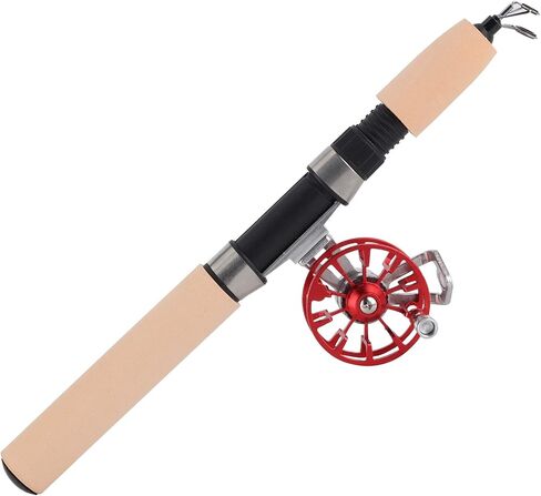 Keenso Ice Fishing Telescopic Rod Lightweight Durable Portable Pole Reel Set for Winter Outdoor Activities in Saudi Arabia