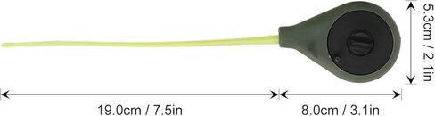 Mini Winter Fishing Rod Ultralight Portable Ice Fishing Set, Small Size Pole for Lakes, Rivers, ABS Material, Full Length 27cm in Saudi Arabia