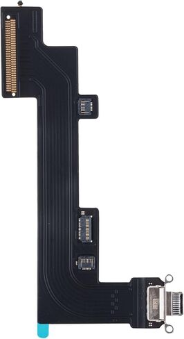 استبدال منفذ الشحن لجهاز iPad Air الجيل الرابع 10.9 بوصة كابل مرن لمنفذ الشحن لجهاز iPad Air 2020 استبدال وحدة موصل قفص الاتهام متوافق مع: A2324 A2325 A2072 (الإصدار الخلوي الفضي) in Kuwait