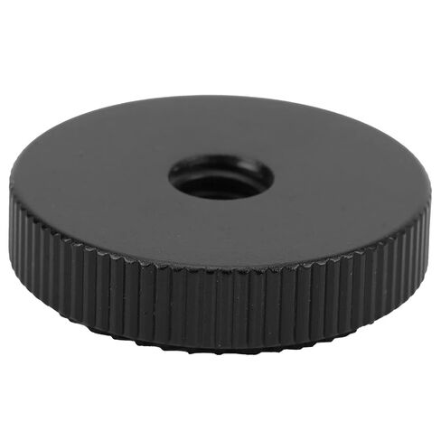 Aluminum Alloy Cold Shoe Mount Nut, Simple Design, Lightweight and Compact, Antiscratch Gaskets, Clear Thread, Quality Assurance, for 1/4in Screw Products, Equipped with in Saudi Arabia