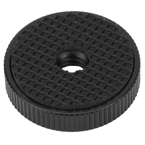 Aluminum Alloy Cold Shoe Mount Nut, Simple Design, Lightweight and Compact, Antiscratch Gaskets, Clear Thread, Quality Assurance, for 1/4in Screw Products, Equipped with in Saudi Arabia