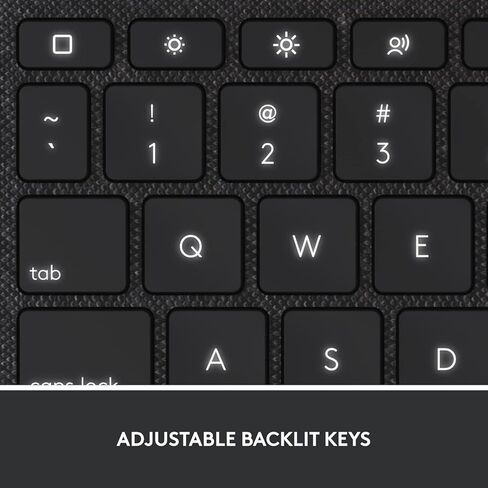 Logitech Combo Touch, Detachable iPad Keyboard Case (10th gen and A16) with Large Precision Trackpad, Full-Size Backlit Keyboard - Oxford Gray (Renewed) in Saudi Arabia