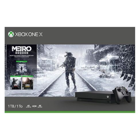 Xbox One X 1TB Console - Metro Exodus Bundle (Discontinued) (Renewed) in Saudi Arabia