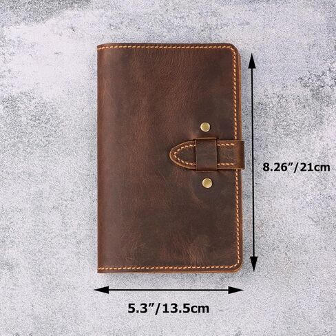 Rustic Full Grain Leather Case Compatible with Remarkable Paper Pro Move 7.3", Folio Cover with Soft Lining, Hand Sewn Stitching, TPU Shell, Pen Holder Gift for Writer in Saudi Arabia