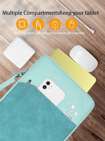 Notebook Sleeve for MacBook Neo,WUNIAK 360° Protective Carrying Case, Water-Resistant Storage Bag for MacBook Neo,Green. in Saudi Arabia