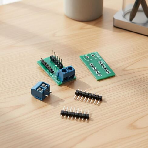 5 Pcs 2x6 Position Terminal Block Distribution Module Power Distributions Board Wire Distribution Block 2P Screw Terminal to 2.54mm Pitch pin Header Connector in Saudi Arabia