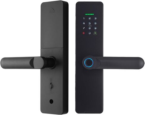 Smart Lock WiFi Keyless Entry Door Lock TY APP, Fingerprint, Password, Card, Mechanical Key Unlocking Methods Door Lock for 35-60mm Thickness Office Home Bedroom Door in Saudi Arabia