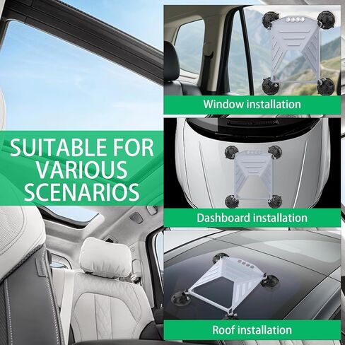Starlink Mini Suction Cup Mount for Car Sunroofs or Windows – Secure Satellite Mounting Kit with Strong Grip for RVs, Boats and Road Trips – Stable Signal Guaranteed (Grey) in Saudi Arabia
