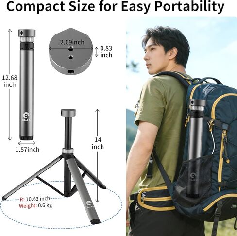 Starlink Mini Tripod Mount with Adapter (2024 Old Version), Lightweight and Adjustable Starlink Mini Stand Tripod, Suitable for Outdoor Camping and Home in Saudi Arabia