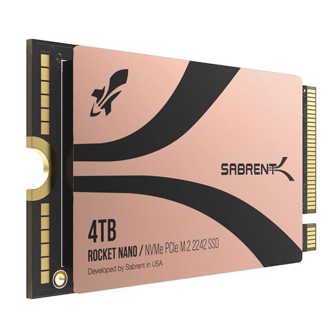 SABRENT Rocket 2242 4TB NVMe SSD, PCIe 4.0 M.2, 7300MB/s (SB-2742-4TB) in Saudi Arabia