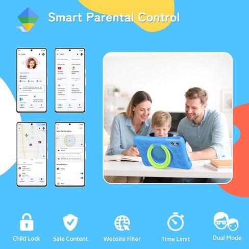 تابلت SVITOO للأطفال مقاس 10 بوصة، أجهزة Android اللوحية للأطفال الصغار مع أدوات تحكم أبوية، ذاكرة الوصول العشوائي 20 جيجابايت، ذاكرة الوصول العشوائي 32 جيجابايت، 1 تيرابايت قابلة للتوسيع، كاميرا مزدوجة، 6000 مللي أمبير في الساعة واي فاي 6، حافظة إيفا مقا in Kuwait
