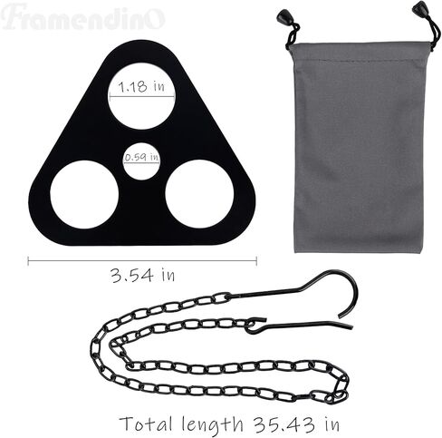 Framendino, 2 Set Stainless Steel Camping Tripod Board With Adjustable Hanging Chain for Outdoor Campfire Cooking in Saudi Arabia