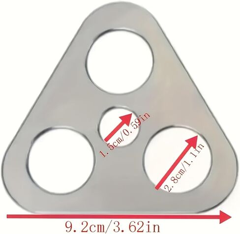1pc Adjustable Stainless Steel Hanging Pot Stand for Outdoor Cooking, Foldable and Lightweight, Ideal for Camping and Picnics in Saudi Arabia