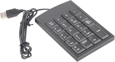 USB Numeric Keypad, Anti Slip Touch Design Keypad, Plug and Play, Ideal for Laptop Desktop Computer iOS in Saudi Arabia