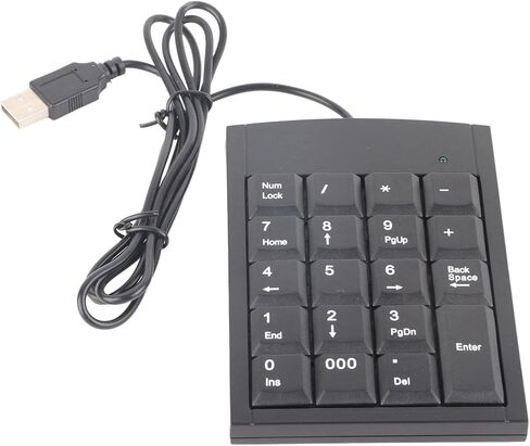 USB Numeric Keypad, Anti Slip Touch Design Keypad, Plug and Play, Ideal for Laptop Desktop Computer iOS in Saudi Arabia