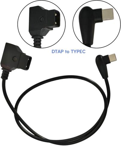 DTAP to USB C Camera Power Cable for V Mount Battery Extended Camera Functionality D-Tap to Type C Power Cord in Saudi Arabia