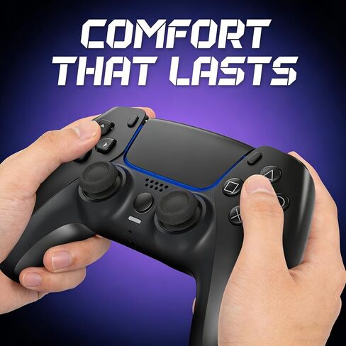 Were66 Wireless for PS5 Controller,Remote Control for PS5 Pro Slim,Dual Hall Effect Anti Drift Joystick Sense Controler 1000Hz Polling Rate,Low Latency Ergonomic Gaming Manette,Black in Saudi Arabia