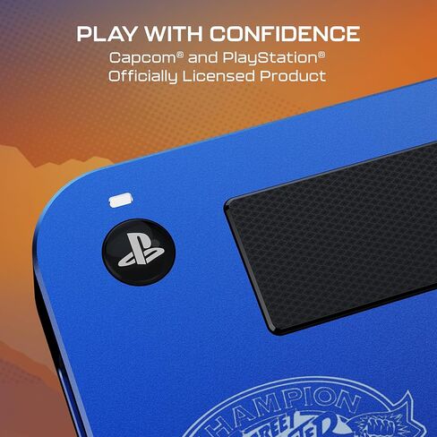 عصا القتال Turtle Beach Victrix Pro KO Leverless Fight Stick: Street Fighter II (إصدار البطل) - Capcom وPlayStation مرخصة رسميًا لأجهزة PS4 وPS5 والكمبيوتر الشخصي - مفاتيح RGB قابلة للتبديل السريع، مريحة in Saudi Arabia