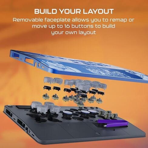 عصا القتال Turtle Beach Victrix Pro KO Leverless Fight Stick: Street Fighter II (إصدار البطل) - Capcom وPlayStation مرخصة رسميًا لأجهزة PS4 وPS5 والكمبيوتر الشخصي - مفاتيح RGB قابلة للتبديل السريع، مريحة in Saudi Arabia