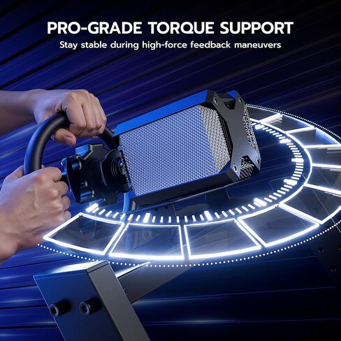 ARES WING Sim Racing Cockpit with Racing Seat, 8040 Aluminum Profile, Fully Adjustable, Compatible with Thrustmaster/Fanatec/Moza/Logitech (Wheel, Pedals and Shifter Not Included) in Saudi Arabia