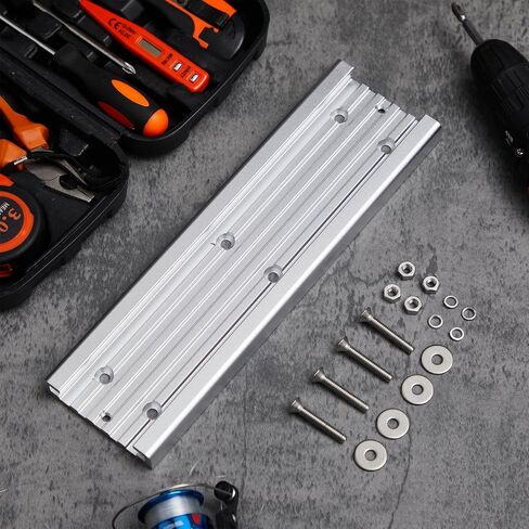 Frienda Aluminum Mounting Track System for Boat Accessories, Fishing Systems Mounting Tracks for Rod Holders, Anodized Aircraft Grade Aluminum in Saudi Arabia