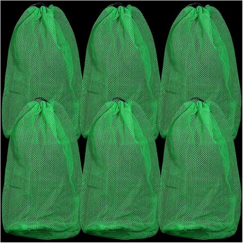 6PCS Chum Bag Nylon Mesh Chum Bags for Saltwater Fishing Enhanced Fishing Attraction 12 x19 inch Chum Bag with Drawstring in Saudi Arabia