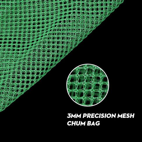 6PCS Chum Bag Nylon Mesh Chum Bags for Saltwater Fishing Enhanced Fishing Attraction 12 x19 inch Chum Bag with Drawstring in Saudi Arabia