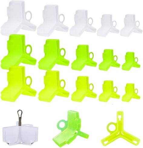 375 Pcs Treble Hook Covers Assorted Sizes - Fishing Hook Protector Safety Bonnets Guards, Spring Design Hollow Construction Tangles Free for Fishing Lures in Saudi Arabia