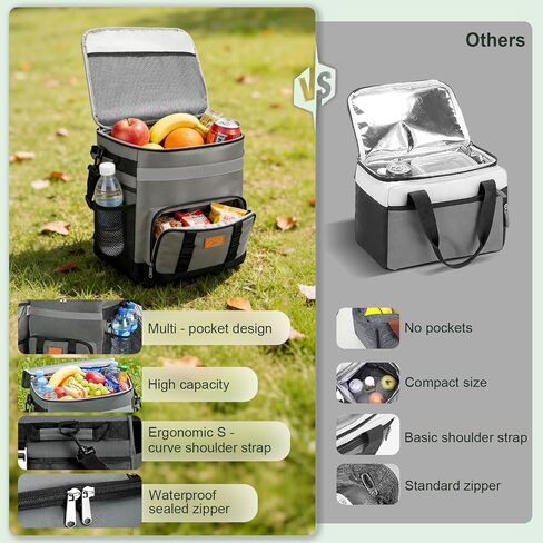 60-Cans Large Rolling Cooler Bag, Leakproof Insulated Soft Cooler Bag Ice Chest with Wheels Portable Wheeled Cooler, Collapsible Insulated Cooler Bag for Beach Camping Patio Travel Outdoor in Saudi Arabia
